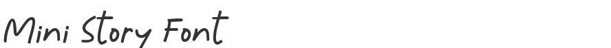 Mini Story Font