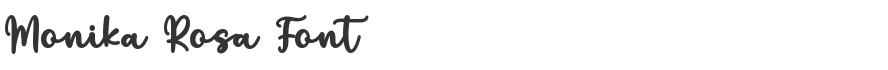 Monika Rosa Font
