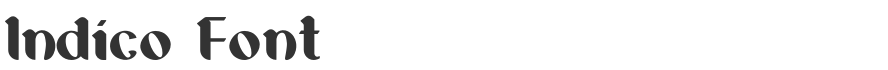 Indico Font