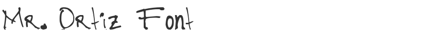 Mr. Ortiz Font