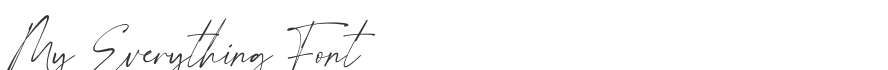 My Everything Font