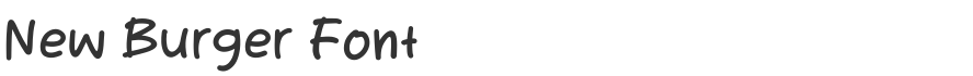 New Burger Font