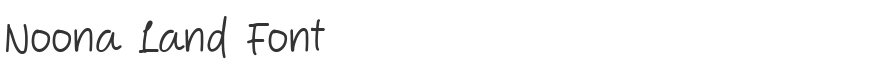 Noona Land Font