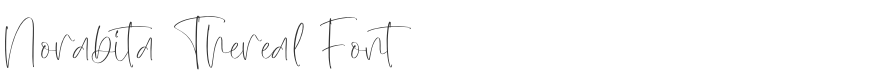 Norabita Thereal Font