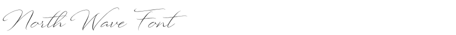 North Wave Font