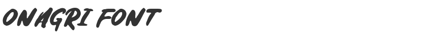 Onagri Font