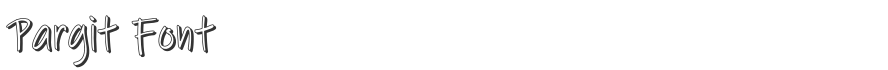 Pargit Font