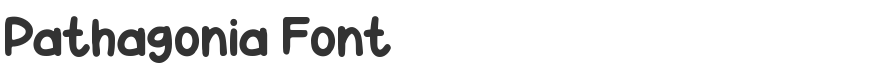 Pathagonia Font