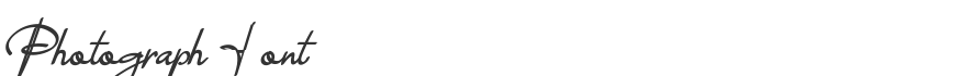 Photograph Font