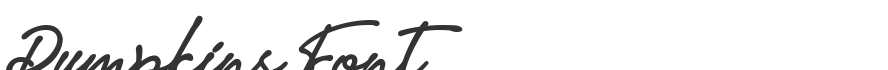 Pumpkins Font