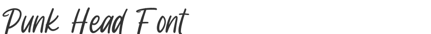 Punk Head Font