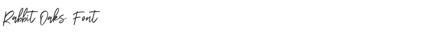 Rabbit Oaks Font