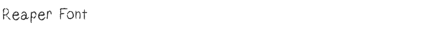 Reaper Font