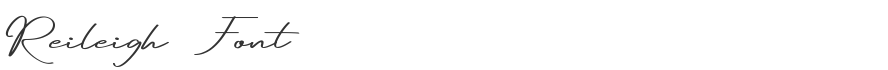 Reileigh Font