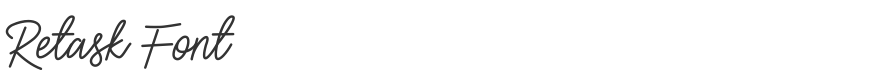 Retask Font