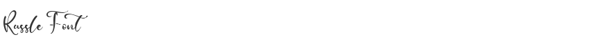 Russle Font