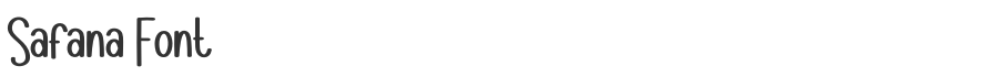 Safana Font