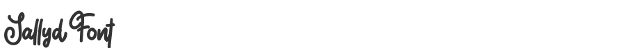 Sallyd Font