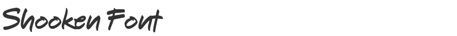 Shooken Font