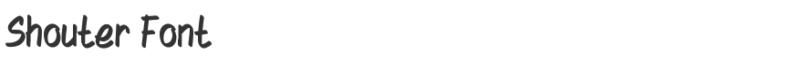 Shouter Font