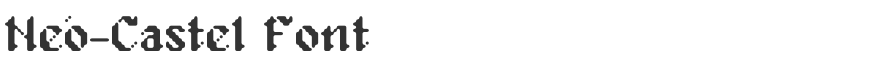 Néo-Castel Font