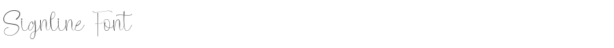 Signline Font