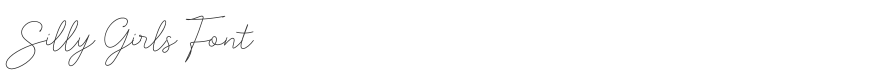 Silly Girls Font