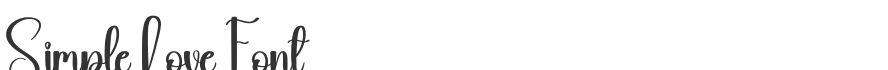 Simple Love Font