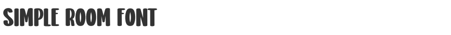 Simple Room Font