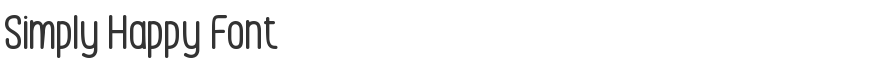 Simply Happy Font