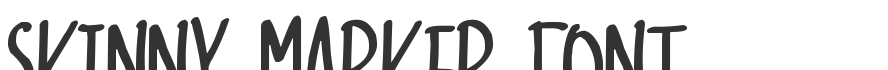 Skinny Marker Font