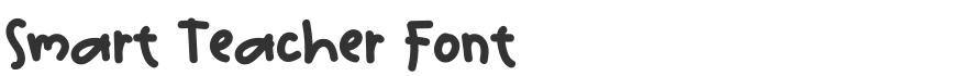 Smart Teacher Font