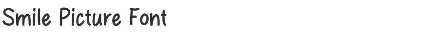 Smile Picture Font