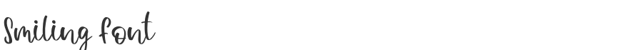 Smiling Font