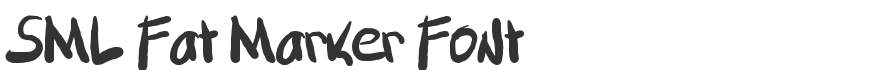 SML Fat Marker Font