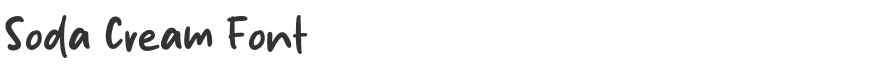Soda Cream Font