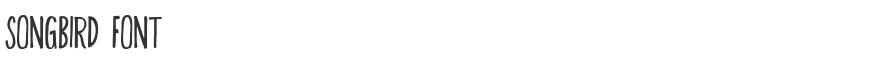 Songbird Font