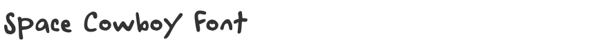 Space Cowboy Font