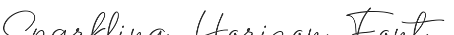 Sparkling Horizon Font
