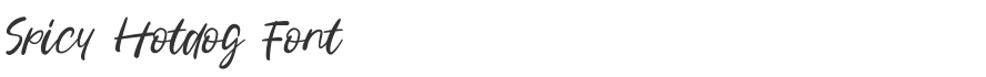 Spicy Hotdog Font