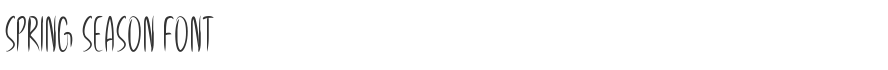 Spring Season Font