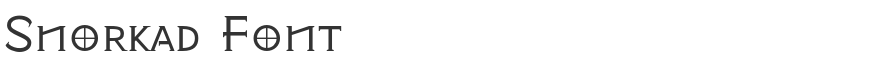 Snorkad Font