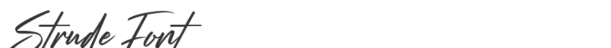 Strude Font