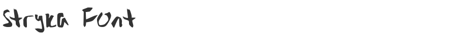 Stryka Font