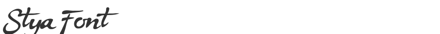 Stya Font