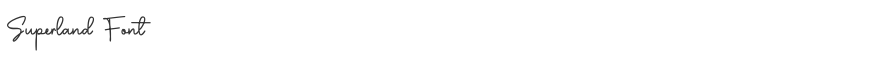 Superland Font