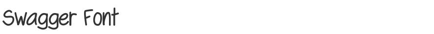 Swagger Font