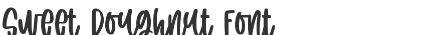 Sweet Doughnut Font