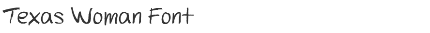 Texas Woman Font