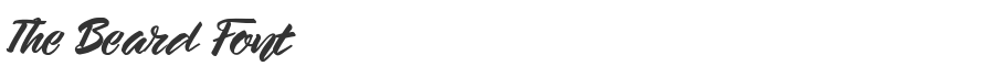 The Beard Font
